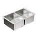 Moen Prep G18288 29"X18" Stainless Steel 18 Gauge Double Bowl Sink, satin stainless