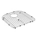 Moen GA748B Stainless D Shape Rear Drain Bottom Grid Accessory 18" x 18", satin stainless