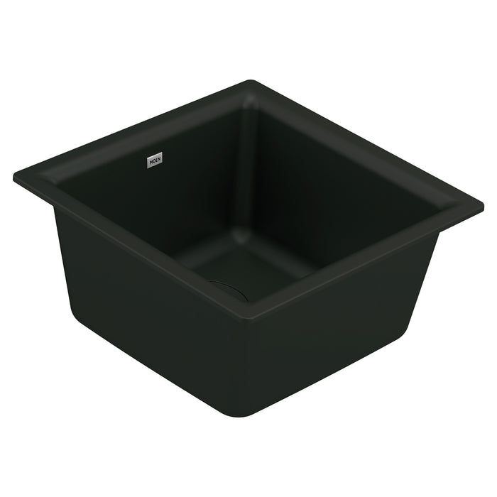 Moen Host GGB3018 Granite granite single bowl dual mount sink