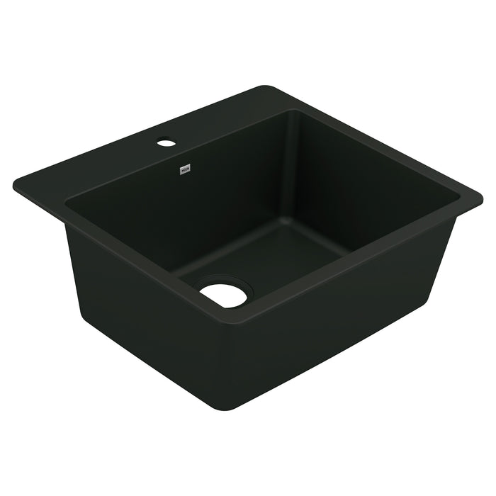 Moen Host GGB3019 25"X22" Granite Granite Single Bowl Dual Mount Sink