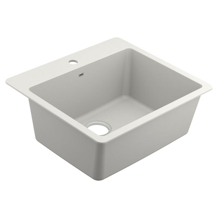 Moen Host GGW3019 Granite granite single bowl dual mount sink
