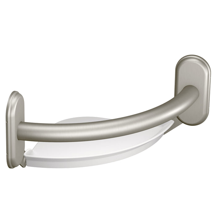 Moen LR2354 9" Grab Bar With Corner Shelf