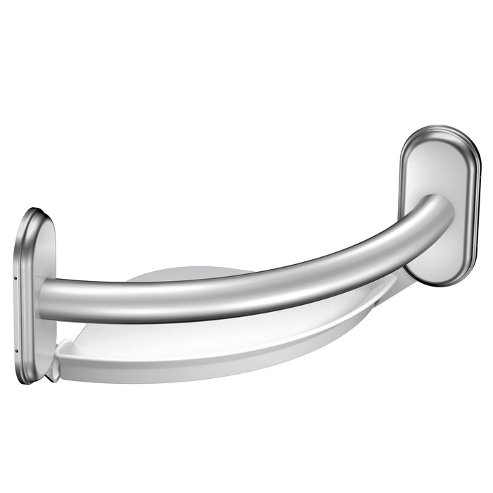 Moen LR2354 9" Grab Bar With Corner Shelf