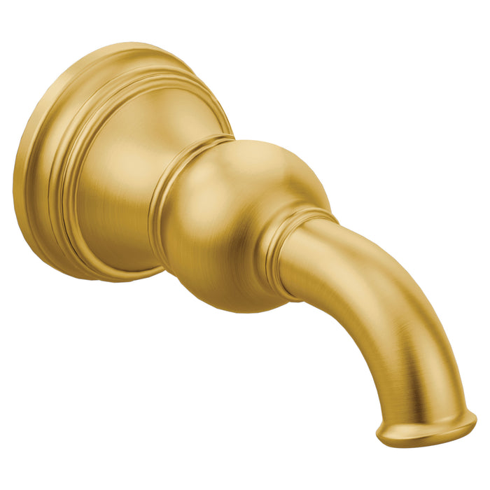 Moen Weymouth S12105 Nondiverter Spouts, brushed gold