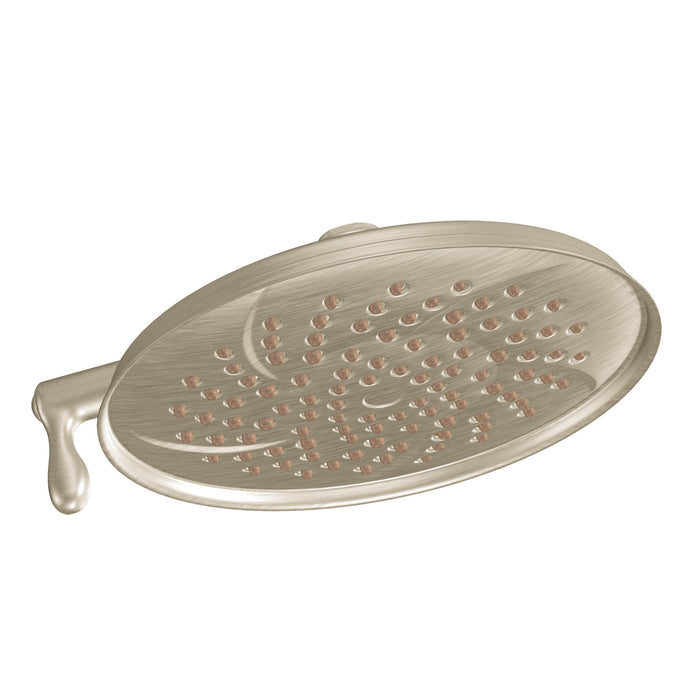 Moen Isabel S1311EP Two-Function 9" Diameter Spray Head Eco-Performance Showerhead, brushed nickel