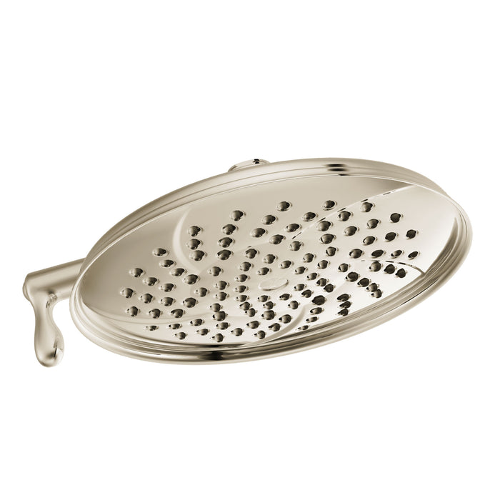 Moen Isabel S1311EP Two-Function 9" Diameter Spray Head Eco-Performance Showerhead, polished nickel