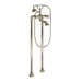 Moen Weymouth S22105 Two-Handle Tub Filler Includes Hand Shower, brushed nickel