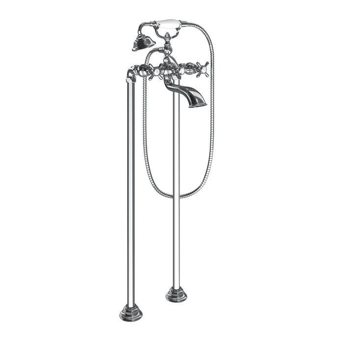 Moen Weymouth S22105 Two-Handle Tub Filler Includes Hand Shower, chrome