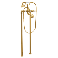 Moen Weymouth S22110 Two-Handle Tub Filler Includes Hand Shower