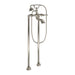 Moen Weymouth S22110 Two-Handle Tub Filler Includes Hand Shower, brushed nickel