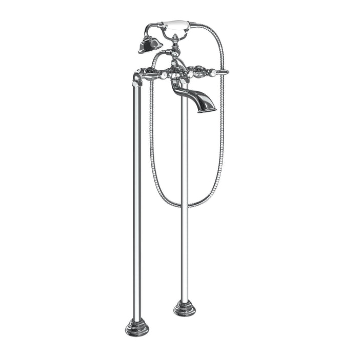 Moen Weymouth S22110 Two-Handle Tub Filler Includes Hand Shower, chrome