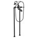Moen Weymouth S22110 Two-Handle Tub Filler Includes Hand Shower, matte black