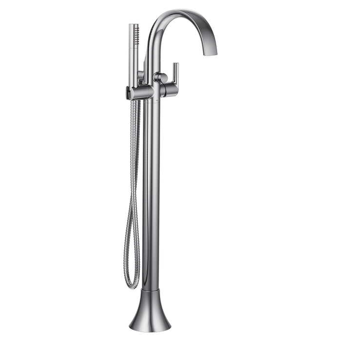 Moen Doux S3105 One-Handle Tub Filler Includes Hand Shower, chrome