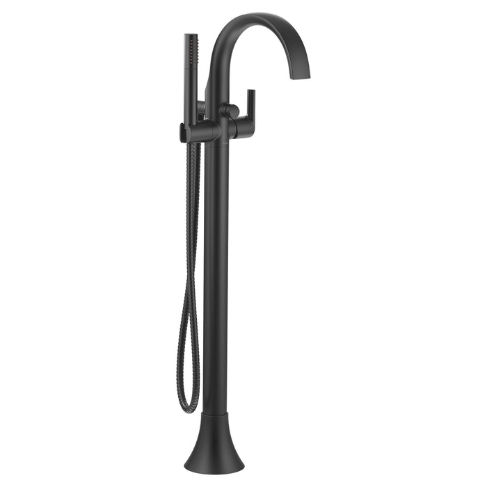 Moen Doux S3105 One-Handle Tub Filler Includes Hand Shower, matte black