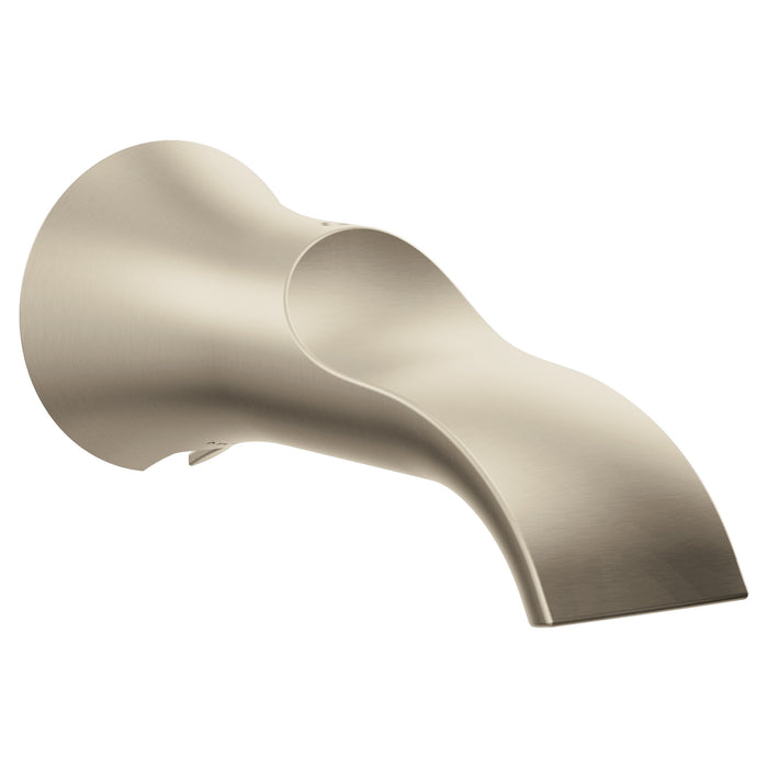 Moen Doux S3836 Nondiverter Spouts, brushed nickel