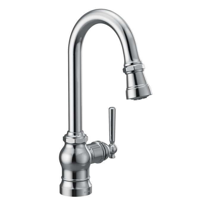Moen Paterson S52003 One-Handle Pulldown Single Mount Bar Faucet