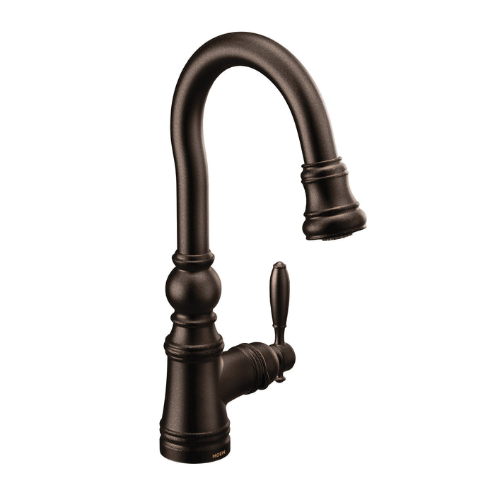 Moen Weymouth S53004 One-Handle Pulldown Bar Faucet