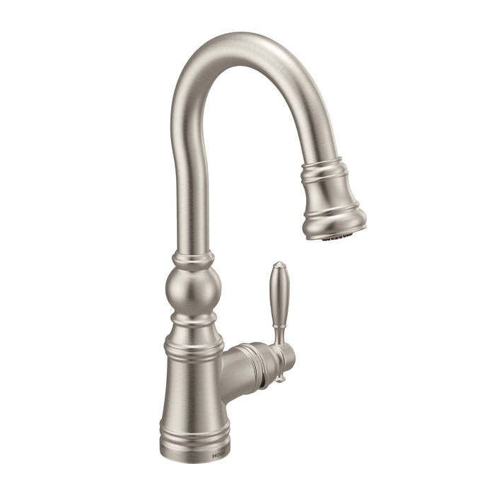 Moen Weymouth S53004 One-Handle Pulldown Bar Faucet