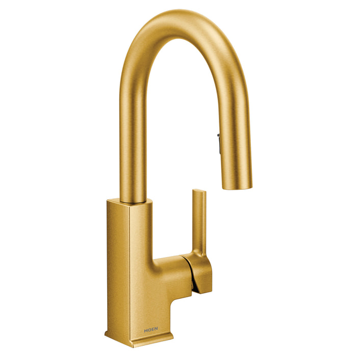 Moen S62308 One-Handle Pulldown Kitchen Faucet, brushed gold