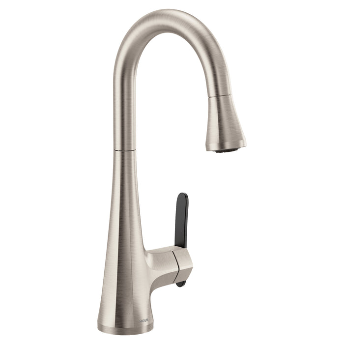 Moen Sinema S6235 One-Handle Pulldown Bar Faucet, spot resist stainless