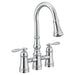 Moen Weymouth S73204 Two-Handle Pulldown Kitchen Faucet, chrome