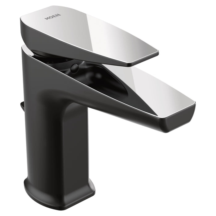 Moen S8000 Via chrome One Handle Bathroom Faucet, matte black chrome