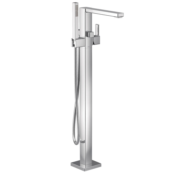Moen 90 Degree S905 One-Handle Tub Filler Includes Hand Shower, chrome
