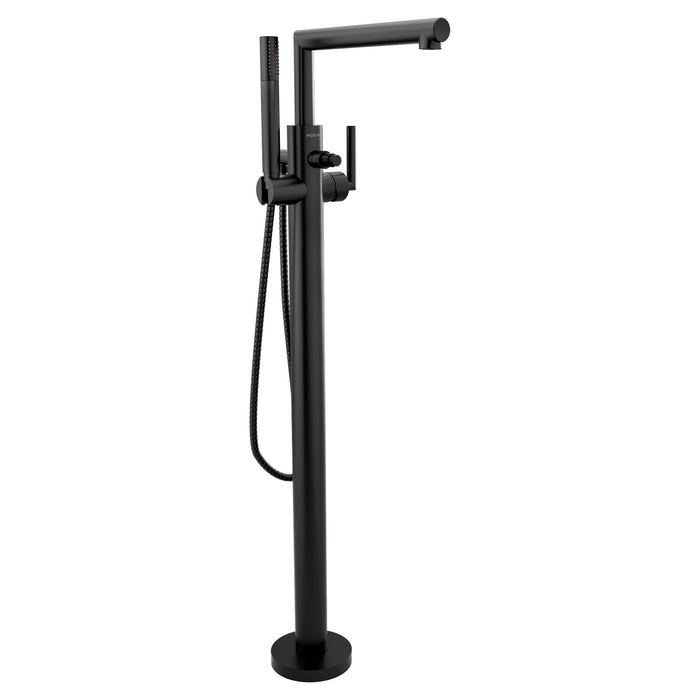Moen One-Handle Tub Filler Includes Hand Shower, matte black