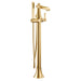 Moen Flara S931 One-Handle Tub Filler Includes Hand Shower, brushed gold