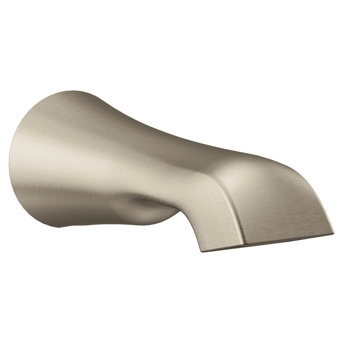 Moen Flara S990 Nondiverter Spouts, brushed nickel