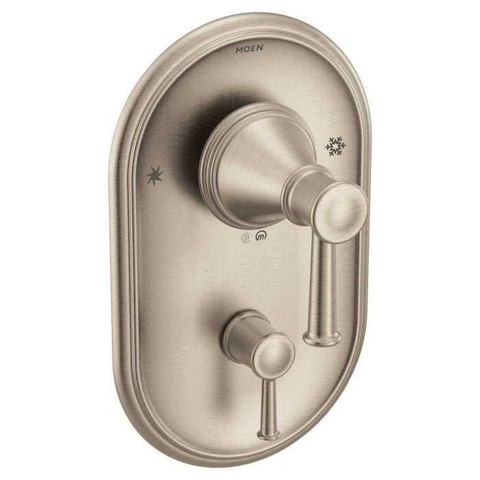 Moen Belfield T2310 Posi-Temp(R) with diverter valve trim, brushed nickel