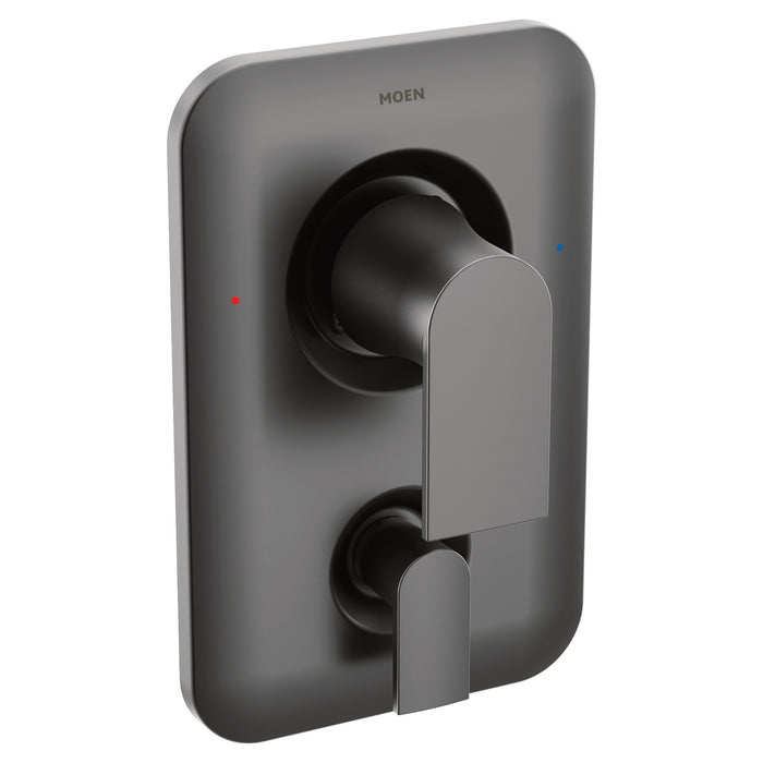 Moen Genta LX T2470 Posi-Temp(R) with diverter valve trim, matte black