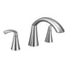 Moen Glyde T373 Two-Handle Roman Tub Faucet, chrome