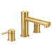 Moen Align T393 Two-Handle Roman Tub Faucet, brushed gold