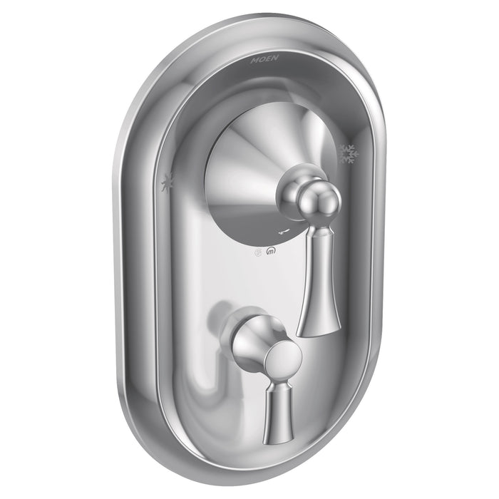 Moen Wynford T4500 Posi-Temp(R) with diverter valve trim, chrome