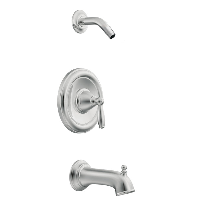 Moen T62153NH Brantford Single Handle Pressure Balance Tub and Shower Faucet Trim without Showerhead, chrome