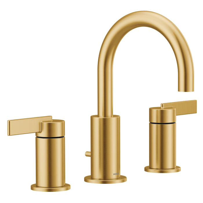 Moen T6222 Two-Handle Bathroom Faucet, brushed gold