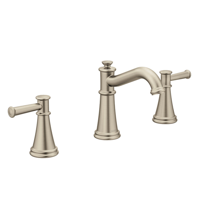 Moen Two-Handle Bathroom Faucet, brushed nickel