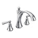 Moen Wynford T653 Two-Handle Roman Tub Faucet, chrome
