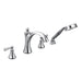 Moen Wynford T654 Two-Handle Roman Tub Faucet Includes Hand Shower, chrome