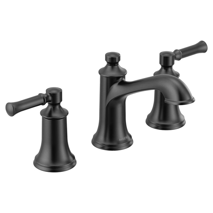 Moen T6805 Two-Handle Bathroom Faucet, matte black