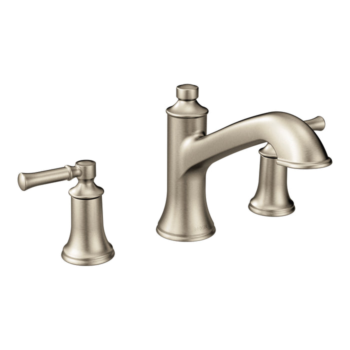 Moen Dartmoor T683 Two-Handle Roman Tub Faucet, brushed nickel