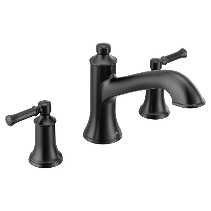 Moen Dartmoor T683 Two-Handle Roman Tub Faucet, matte black