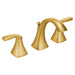 Moen Two-Handle Bathroom Faucet, brushed gold