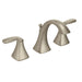 Moen Two-Handle Bathroom Faucet, brushed nickel