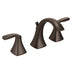 Moen Two-Handle Bathroom Faucet, oil rubbed bronze