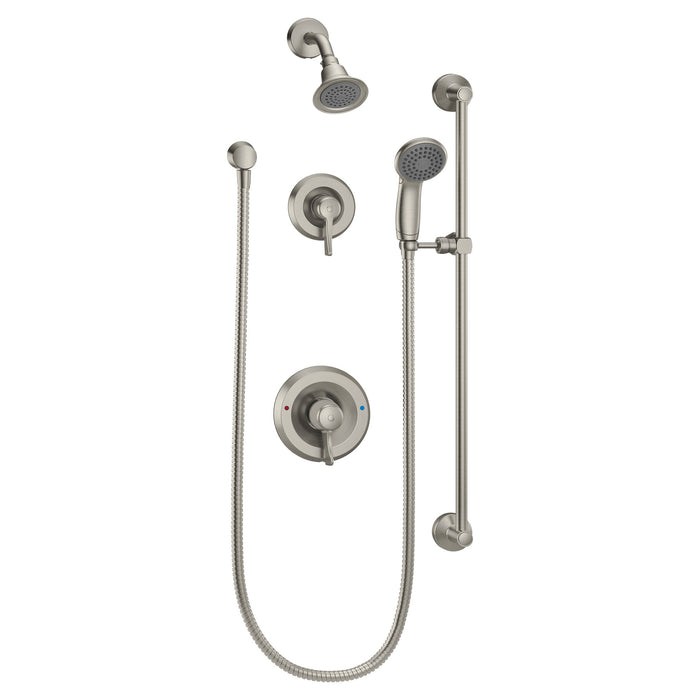 Moen Commercial T8342EP15 transfer Posi-Temp(R) all-metal trim kits, classic brushed nickel