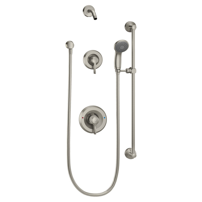 Moen Commercial T8342NH transfer Posi-Temp(R) all-metal trim kits, classic brushed nickel
