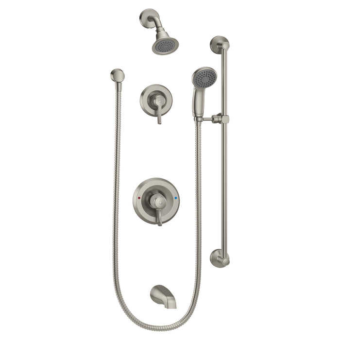 Moen Commercial T8343 transfer Posi-Temp(R) all-metal trim kits, classic brushed nickel