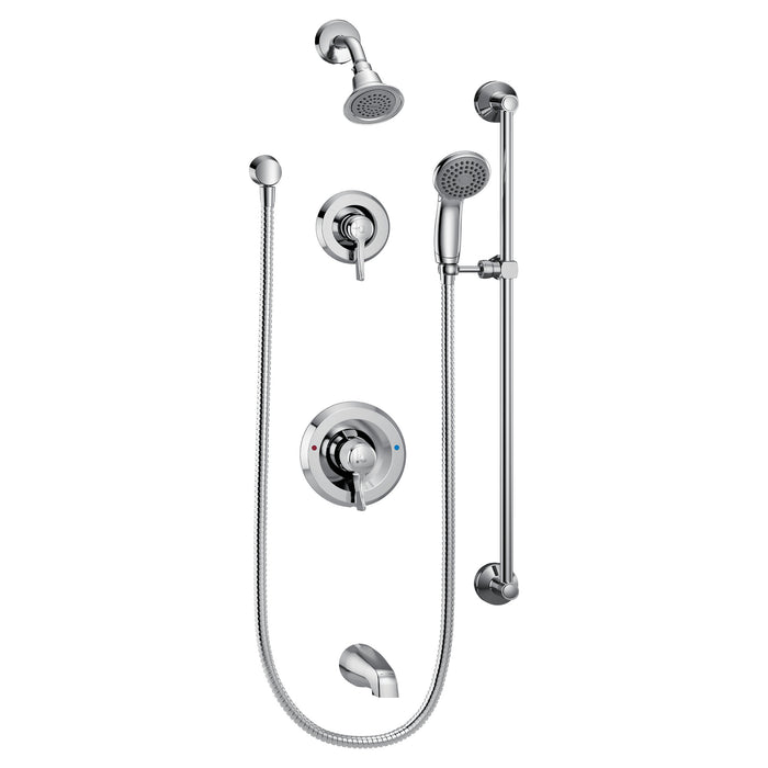 Moen Commercial T8343EP15 transfer Posi-Temp(R) all-metal trim kits, chrome